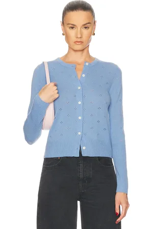 Guest In Residence Jane Pointelle Cashmere Cardigan in