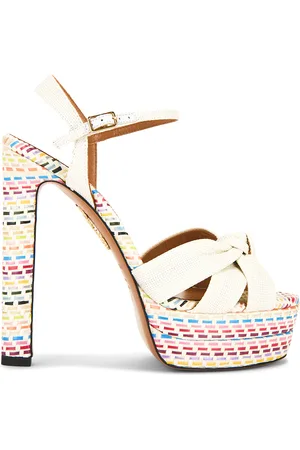 Aquazzura Nina 130 Plateau Sandal in