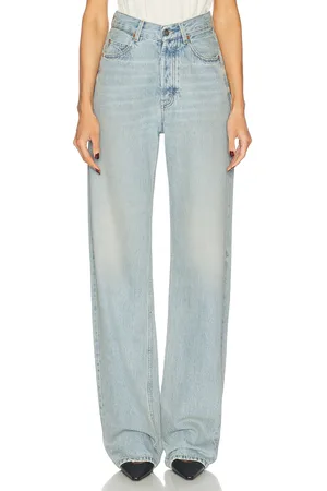 Saint Laurent High Waisted Wide Leg in