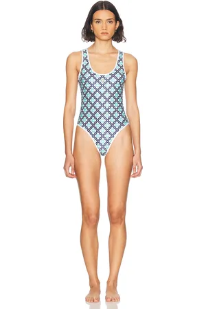Casablanca Womens Printed One Piece Swimsuit in