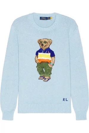 Ralph Lauren Beach Shop Bear Crewneck Sweater in
