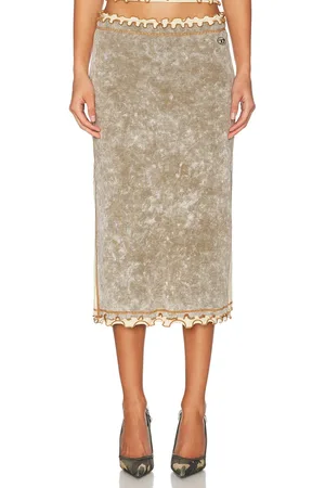 Diesel High Waisted Midi Skirt in