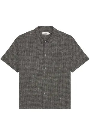 Frame Textured Button Down Shirt in
