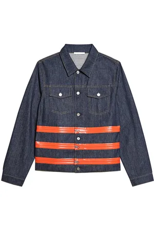 Helmut Lang 3 Zip Trucker Denim Jacket in Undone Indigo in
