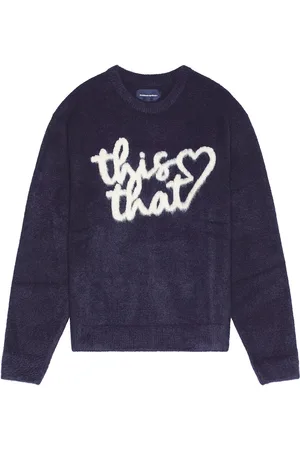 This Is Never That Heart Logo Knit Sweater in
