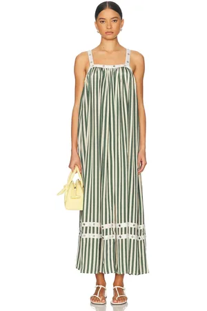 BODE Soda Stripe Dress in