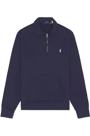 Ralph Lauren Loopback Terry 1/2 Zip Sweatshirt in