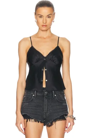 Alexander Wang Snap Front Camisole Top in