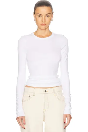 GRLFRND Crew Neck Extra Long Sleeve Tee in
