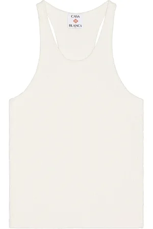 Casablanca Boucle Ribbed Vest in