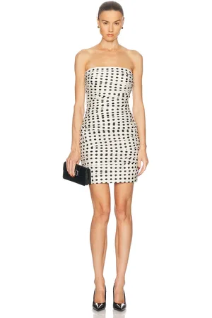 Carolina Herrera Strapless Mini Dress in