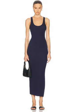 ENZA COSTA Stretch Silk Knit Maxi Tank Dress in