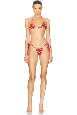 Akoia Swim Batik Smock Crochet Bikini Set in