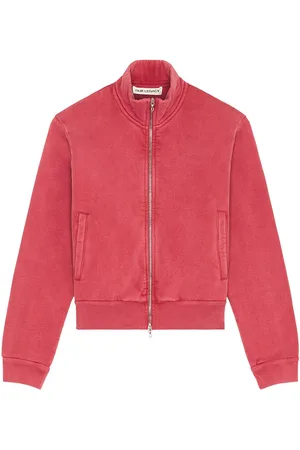 OUR LEGACY Mob Full Zip Mock Neck Sweatshirt in