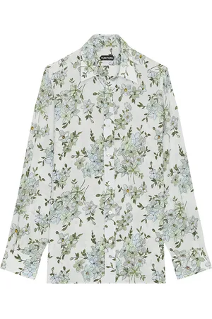 Tom Ford Saint Tropez Printed Floral Slim Fit Shirt in