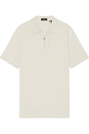 THEORY Ryder Quarter Zip Polo in