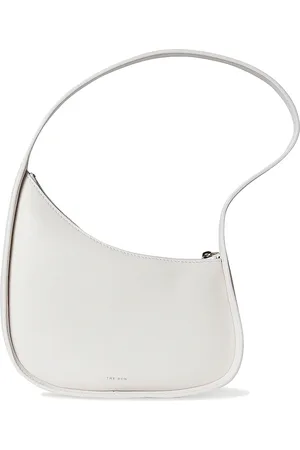 The Row Leather Half Moon Bag in