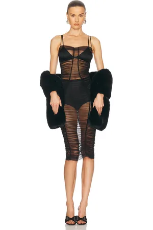 Dolce & Gabbana Sheer Midi Dress in