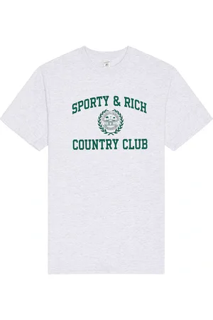 Sporty & Rich Varsity Crest T-Shirt in