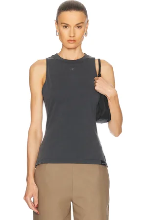 Courrèges Belted Stonewashed Tank Top in