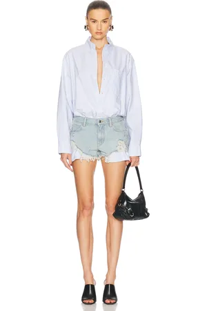 Alexander Wang Prestyled Button Down Romper in
