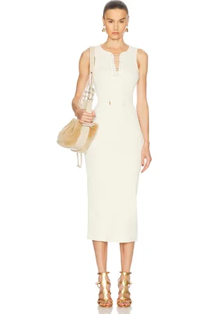 Givenchy Lace Up Rib Tank Dress in