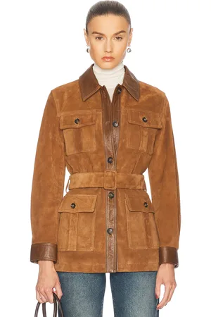 NILI LOTAN Mila Suede Jacket in