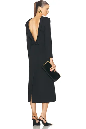 VALENTINO Structured Diagonal Dress in