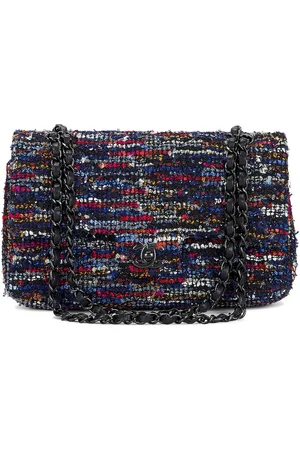 CHANEL Tweed Flap Bag in