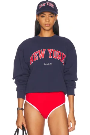 Sporty & Rich New York Ivy Crewneck Sweatshirt in