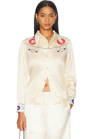 BODE Garden Party Western Shirt in