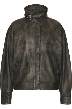 MIMCHIK Buckle Aviator Jacket in