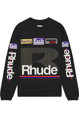 Rhude Petrol Patch Long Sleeve Tee in