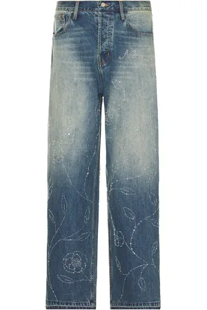 Nahmias Beaded Wide Jeans in