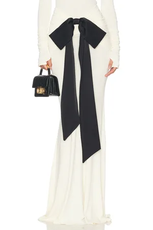 Helsa The Althea Jersey Skirt With Bow in