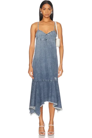 Moschino Sleeveless Denim Dress in