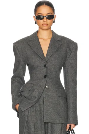 Helsa The Tweed S Curve Blazer in