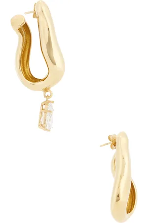 MAGDA BUTRYM Drop Crystal Earrings in