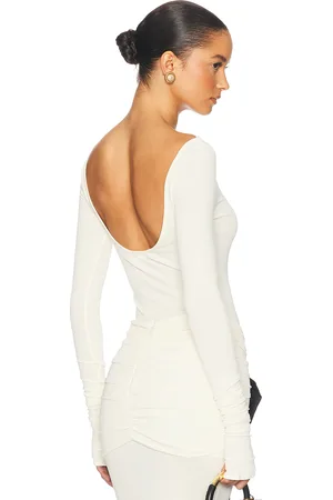 Helsa Matte Jersey Long Sleeve Top in