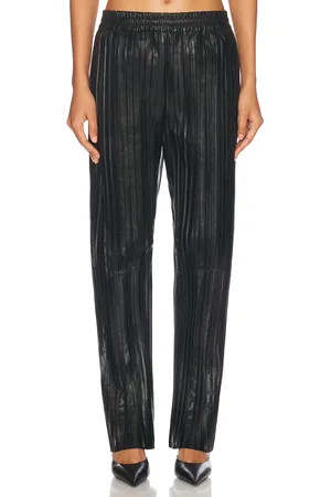 Helmut Lang Pleated Leather Pant in