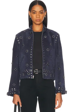 BODE Studded Howard Suede Jacket in