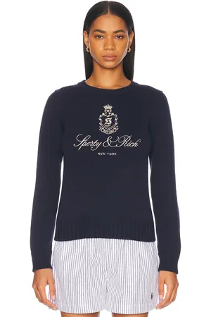 Sporty & Rich Vendome Knitted Sweater in