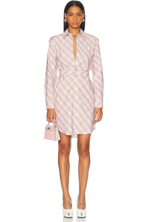 Burberry Belted Shirt Dress in