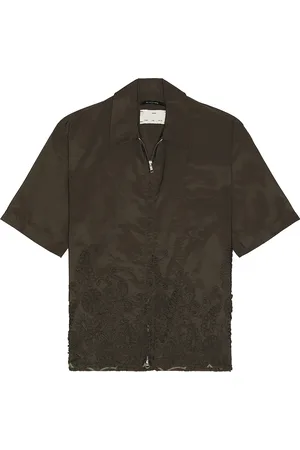 SONG FOR THE MUTE Zip Up Box Shirt in