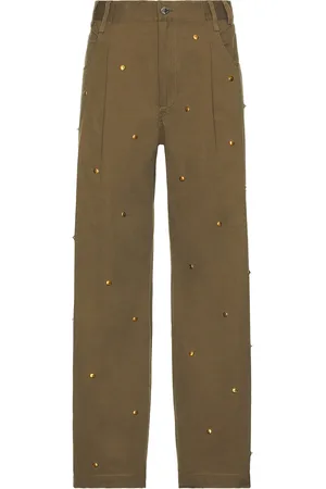 SONG FOR THE MUTE Metal Bead Boyfriend Jeans in