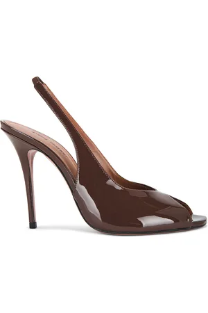 Amina Muaddi Kristina 105 Patent Sling Pump in