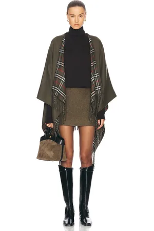 Burberry Vintage Check Cape in