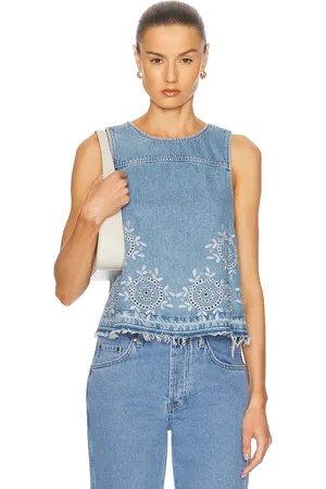 Ganni Denim Top in