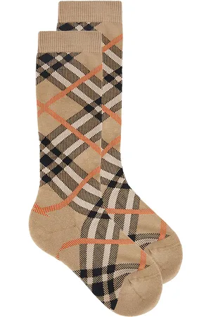 Burberry Check Socks in