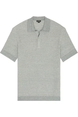 Ermenegildo Zegna Cotton Linen And Silk Polo in